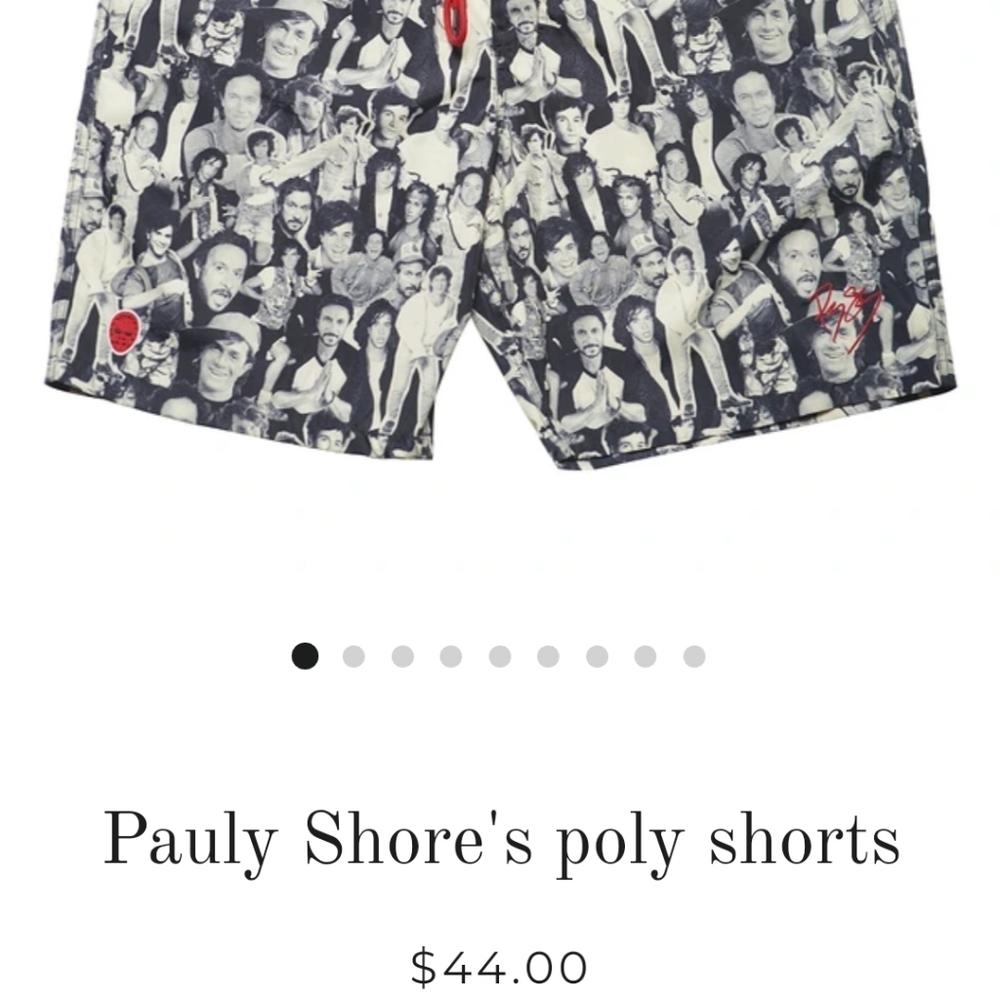 Pauly Shore Poly Shorts